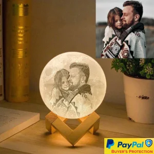 Moon Lamp (15cm) With Square Stand