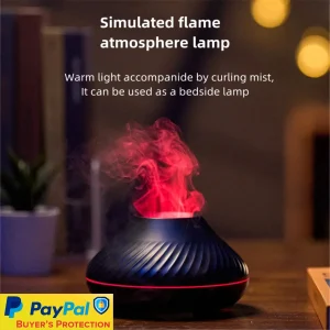 Flame Effect Humidifier Mist RGB Lights USB Powered